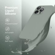 Picture of Magnetic iPhone 16 Pro Case 6.3" MagSafe Silicone Shockproof Full Camera & Screen Protection Calke Green