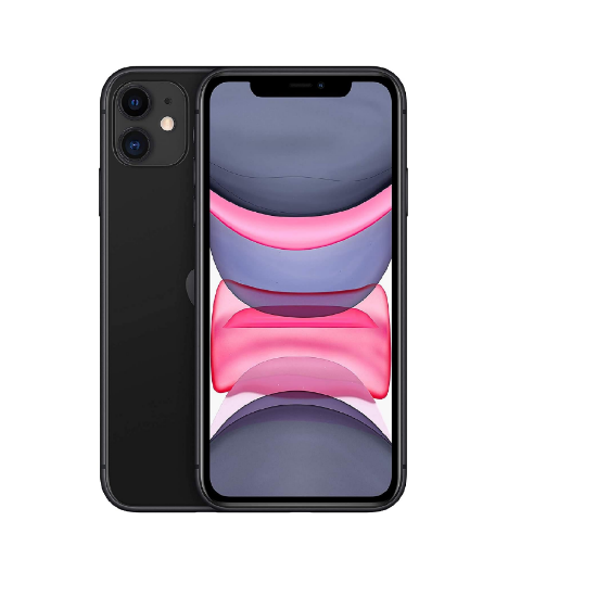 Picture of Apple iPhone 11, 64GB, Black (Renewed)