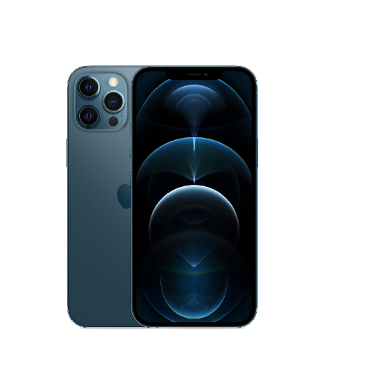 Picture of Apple iPhone 12 Pro Max, 128GB, Pacific Blue - (Renewed)