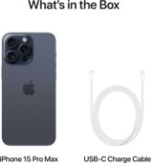 Picture of Apple iPhone 15 Pro Max (256GB) - Blue Titanium (Renewed)