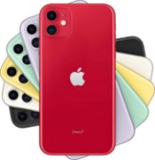 Picture of Apple iPhone 11, 64GB, (PRODUCT) Red (Renewed)