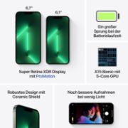 Picture of Apple iPhone 13 Pro, 128GB, Alpine Green - (Renewed)