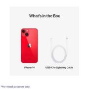 Picture of Apple iPhone 14, 256GB, (PRODUCT) Red - (Renewed)