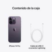 Picture of Apple iPhone 14 Pro, 128GB, Deep Purple - (Renewed)
