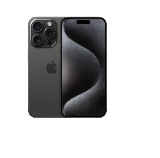 Picture of Apple iPhone 15 Pro, 128GB, Black Titanium (Renewed)