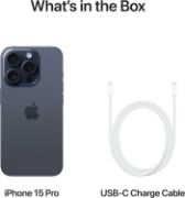 Picture of Apple iPhone 15 Pro (128 GB) - Blue Titanium (Renewed)