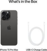 Picture of Apple iPhone 15 Pro Max (256 GB) - Black Titanium (Renewed)
