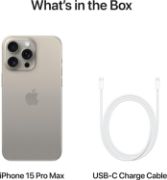 Picture of Apple iPhone 15 Pro Max (256 GB) - Natural Titanium (Renewed)