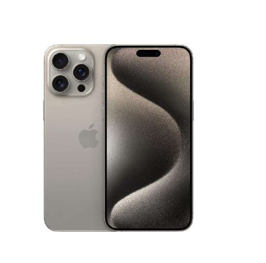 Picture of Apple iPhone 15 Pro Max (256 GB) - Natural Titanium (Renewed)