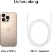 Picture of Apple iPhone 16 Pro, 128GB, Desert Titanium (Renewed)