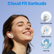 Picture of Ven-Dens  Wireless Bluetooth Earbuds for Honor 400 Series – In-Ear Earphones, Bluetooth 5.4, Touch Control, 3D Stereo Sound, White
