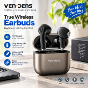 Picture of VEN-DENS(VD-BT036) Wireless Airpods for Samsung Galaxy S26 S25 S24 Ultra/Plus/FE & All Bluetooth Devices